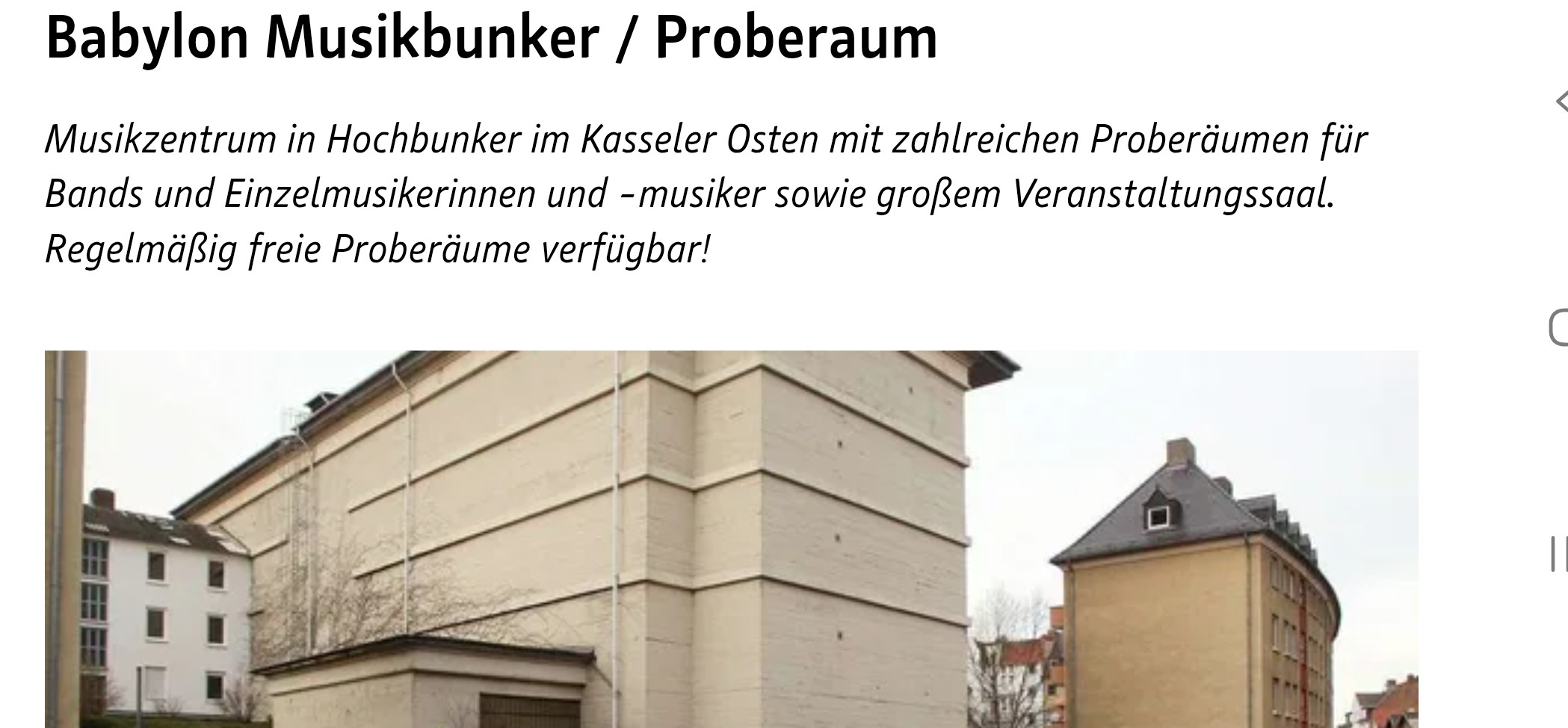 Babylon Musikbunker Kassel – Kassel