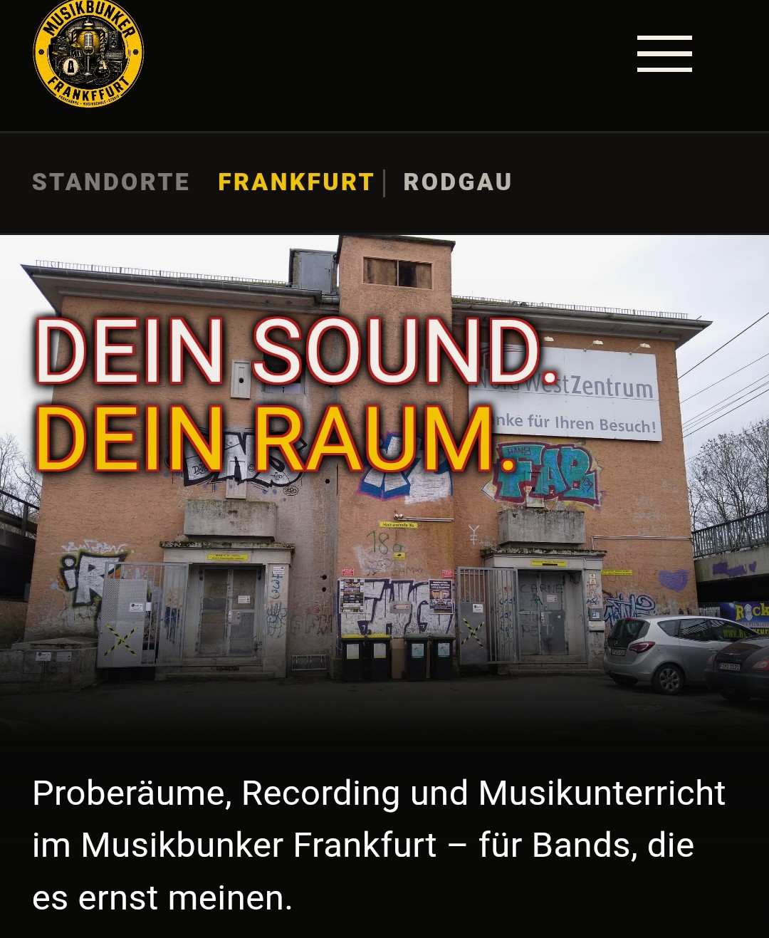 Musikbunker Frankfurt Römerstadt – Frankfurt am Main